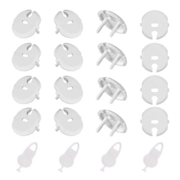 Cache-prises pour enfants anti-courant lot de 36