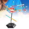 Jeu d'empilage de bâtons, 48 pièces, équilibre familial, lumière colorée