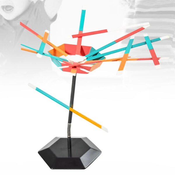 Jeu d'empilage de bâtons, 48 pièces, équilibre familial, lumière colorée