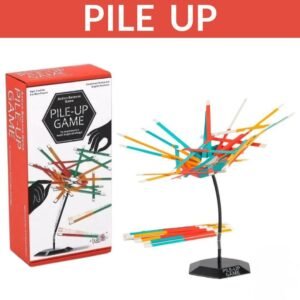 Jeu d'empilage de bâtons, 48 pièces, équilibre familial, lumière colorée