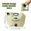 Sac à eau de grande capacité pour l'extérieur 8L pliable portable