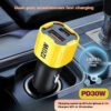 Chargeur de voiture 2 ports PD 120W et QC4.0 PD30W fast charge