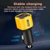 Chargeur de voiture 2 ports PD 120W et QC4.0 PD30W fast charge