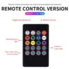 Lumières d'ambiance universelles RGB pour voiture 4 bandes LED