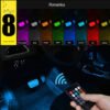 Lumières d'ambiance universelles RGB pour voiture 4 bandes LED