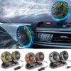 Ventilateur électrique automobile réglable à double tête de refroidissement de voiture 24V 360 °