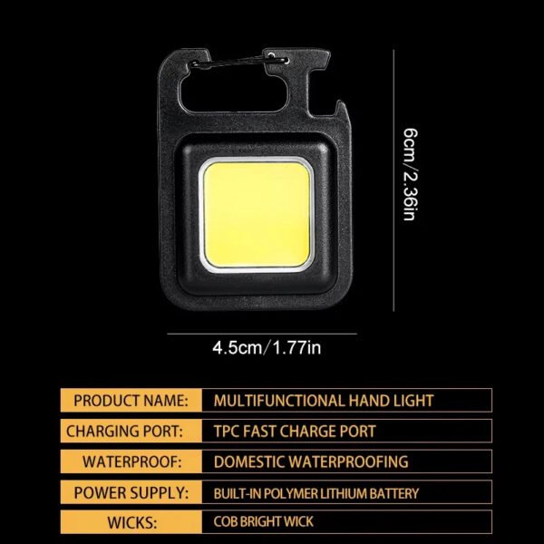 Mini lampe torche LED multifonctionnelle super lumineuse